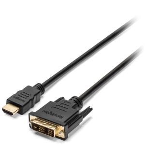 HDMI Male To DVI-D Male Passive Bi-directional Cable 1.8m