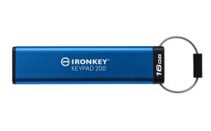 Ironkey Keypad 200 - 16GB USB Stick - USB 3.2 - FIPS 140-3 Level 3 (pending) With Aes 256-bit Encrypted