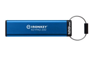 Ironkey Keypad 200 - 128GB USB Stick - USB 3.2 - FIPS 140-3 Level 3 (pending) With Aes 256-bit Encrypted