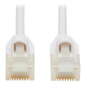 TRIPP LITE Patch cable Antibacterial Slim - CAT6a - UTP - Snagless - 30cm - White