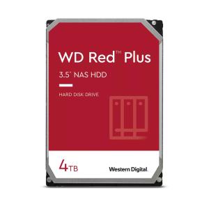 Hard Drive - WD Red Plus WD40EFPX - 4TB - SATA 6gb/s - 3.5in - 5400 RPM - 256MB Cahce