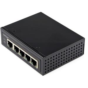 Industrial 5 Port Gigabit Poe Switch 30w - Power Over Ethernet Switch - Gbe Poe+ Network Switch - Unmanaged - Hardened Ip-30