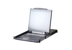 LCD KVM Over Ip Switch Cl5716in 16-port 17in Ps/2 Vga-USB With Daisy-chain Port Qwerty Int'l