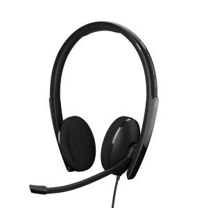Binaural USB-C headset with integrated M