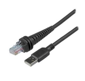 USB Black Type A Straight Cable 5v External Power With Ferrite