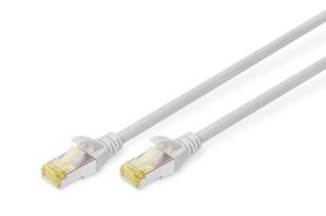 Patch cable Copper conductor - CAT6a - S/FTP - Snagless - 1m - grey