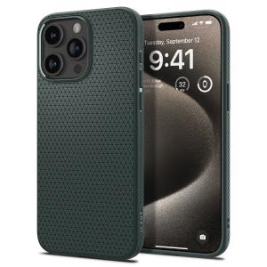 iPhone 15 Pro Max Case 6.7in Liquid Air Abyss Green