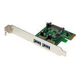 Pci-e Superspeed USB 3.0 Card Adapter With Uasp - SATA Power 2 Port