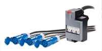 Power Distribution Module 3x1 Pole 3 Wire Rcd 16a 3xiec309 480cm 540cm 600cm