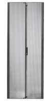Netshelter Sx 45u 600mm Wide Perforated Split Door Black