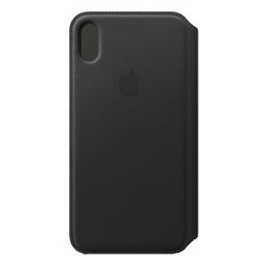 iPhone Xs Max - Leather Folio - Black