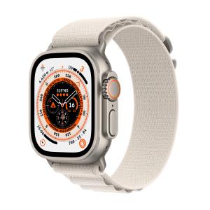 Watch Ultra Gps + Cellular 49mm Titanium Case With Starlight Alpine Loop Small