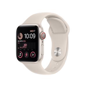 Watch Se Gps + Cellular 40mm Starlight Aluminium Case With Starlight Sport Band Regular