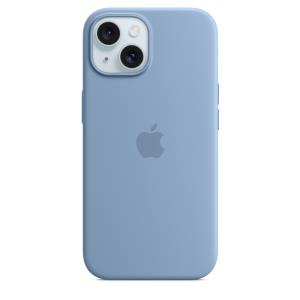 iPhone 15 - Silicone Case With Magsafe - Winter Blue