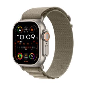Watch Ultra 2 Gps + Cellular 49mm Titanium Case With Olive Alpine Loop Large