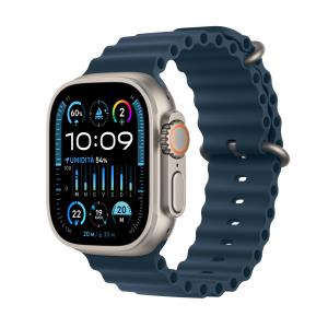 Watch Ultra 2 Gps + Cellular 49mm Titanium Case With Blue Ocean Band