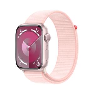 Watch Series 9 Gps 45mm Pink Aluminium Case With Light Pink Sport Loop