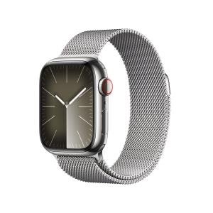 Watch Series 9 Gps + Cellular 41mm Silver Stainless Steel Case With Silver Milanese Loop