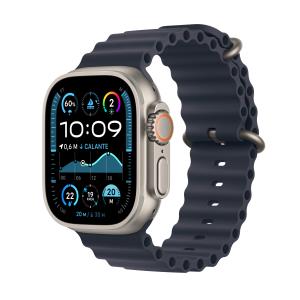 Watch Ultra 2 Gps + Cellular 49mm Natural Titanium Case With Navy Ocean Band