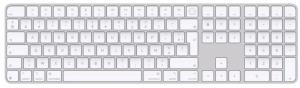 Magic Keyboard With Touch Id And Numeric Keypad For Apple Silicon - White Keys - Azerty French