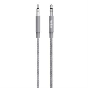 Tangle Free Aux Cable 3.5mm Grey