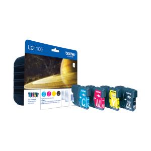 Ink Cartridge - Lc1100 - Multipack - Colour 325 Pages Black 450 Pages - Black / Cyan / Magenta / Yellow