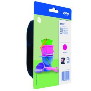 Ink Cartridge - Lc221m - 260 Pages - Magenta - Blister Pack