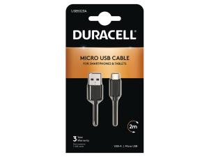 Sync Charge Cable Micr USB 2m Black