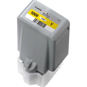 Ink Cartridge - Pfi-1000 - Standard Capacity 80ml - 3.37k Pages - Yellow