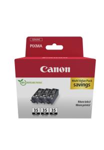 Ink Cartridge - Pgi-35bk - Standard Capacity 9.3ml - 191 Pages - Black - Triple Pack