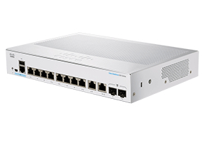 Cisco Business 350 Series - Managed Switch - 8-port Ge Ext Ps 2x1g Combo