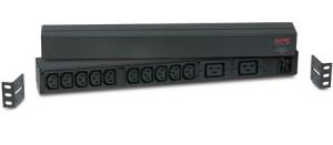 BASIC PDU - SINGLE PHASE - 1U-16A - OUTLETS : (10)C13 (2)C19 - INLET : C20 CONNECTOR