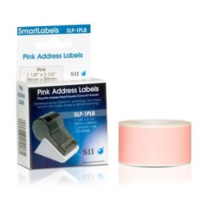 Label Pink Slp-1plb 28x89mm 130 Lab/roll 2 Roll/box