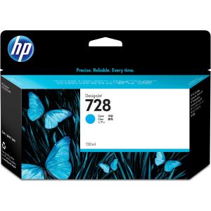 Ink Cartridge - No 728 - 130ml - Cyan