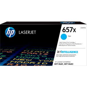 Toner Cartridge - No 657X - High Yield - 23k Pages - Cyan