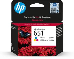 Ink Cartridge - No 651 - 300 Pages - Tri-color