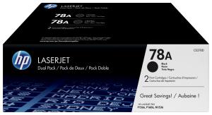 Toner Cartridge - No 78A - 2.1k Pages - Black - Dual Pack