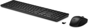 Wireless Keyboard and Mouse 650 - Black - Arabic