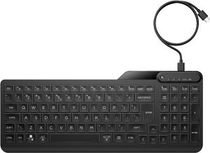Multi-Device Wired Keyboard 405 - Backlit - Azerty Belgian