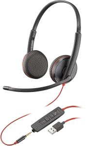 Headset Blackwire 3225 - Stereo - USB-a / 3.5mm - Single Unit