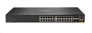 Aruba Networking CX 6200F 24G Class-4 PoE 4SFP 370W Switch, 24x ports 10/100/1000BASE-T Class 4 PoE Ports