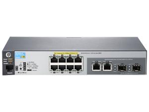 Switch 2530-8-POE+, 8 RJ-45 autosensing 10/100 PoE+ ports, 2 dual-personality ports