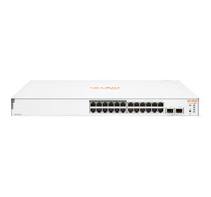 Aruba Instant On 1830 24G 12p Class4 PoE 2SFP 195W Switch, 24 RJ-45 10/100/1000 Class 4 PoE ports