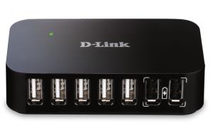 Hub USB Dub-h7 7-port USB 2.0 High-speed With 1x USB Uplink