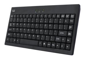 87key USB Mini Combo Keyboard Black Qwerty US