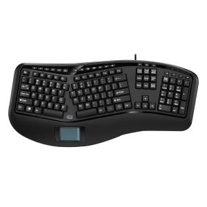 Akb-450ub Ergonomic Split Desktop Touchpad Keyboard