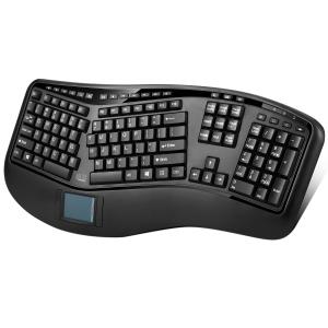 Wkb-4500ub 2.4g Wireless Ergonomic Touchpad Keyboard