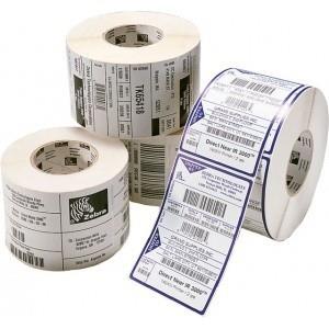 Polyproplene 3000t  Label Paper Gloss Thermal Transfer 51x25mm Permanent Adhessive 76mm Core Box Of 2