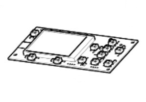 Kit Control Panel Pcba With LCD Zd620t