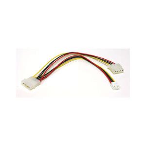 Internal Power Y-Cable - 10in One 5.25in to One 3.5in with One 5.25in